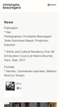 Mobile Screenshot of christophe-beauregard.com